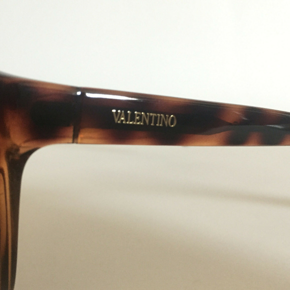 Valentino V607S Brown Multi Scalloped Sunglasses - Picture 5 of 8